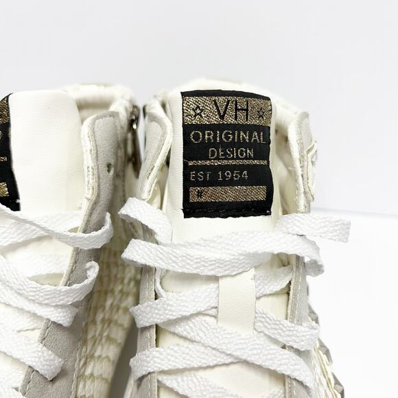 Vintage Havana High Top Lynn Multi Mix White Cream Shoes Women’s 7 - Picture 5 of 16